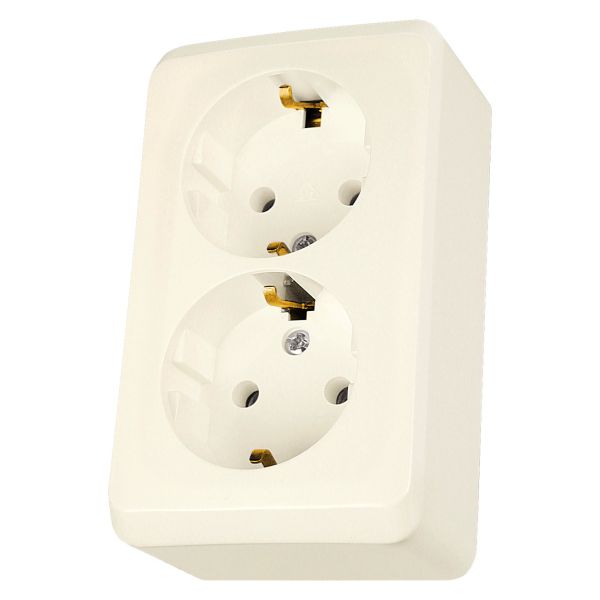 Розетка двойная 220В Schneider Electric WDE001148 Prima