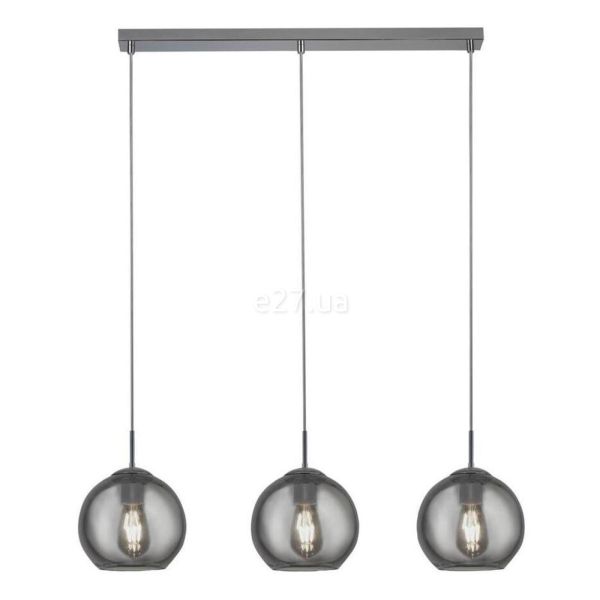 Підвісний світильник Searchlight 1033-3SM Balls 3Lt Bar Pendant - Chrome with Smoke Glass