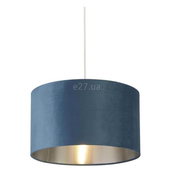 Плафон Searchlight 21035TE Teal Velvet Shade with Silver Inner - 38cm