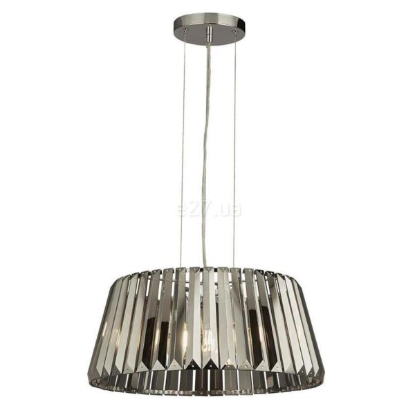 Підвісний світильник Searchlight 2895-5SM Tiara 5Lt Pendant - Chrome & Smoked Glass