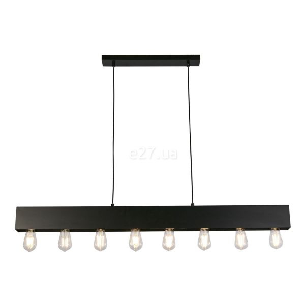 Підвісний світильник Searchlight 51607-8BK Piano - 8Lt Diner Bar Pendant, Matt Black