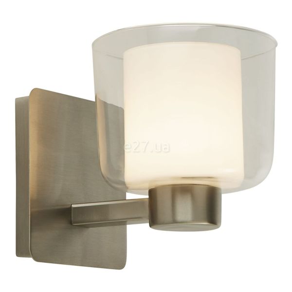 Підсвітка для дзеркала Searchlight 6051SN Bolivia Wall Light - Satin Nickel Glass, IP44