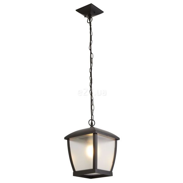 Подвесной светильник Searchlight 6592BK Seattle Outdoor Pendant - Black & Clear Frosted Panels, IP44