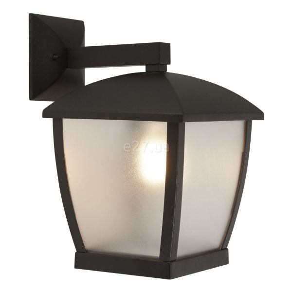 Бра Searchlight 6593BK Seattle Outdoor Wall Light-Black & Clear Frosted Panels,IP44