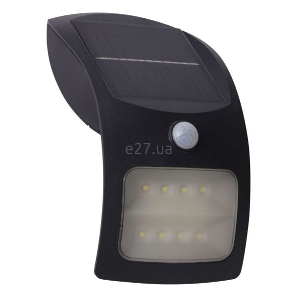 Настінний світильник Searchlight 67420BK-PIR Solar LED Wall Light With PIR - Black ABS & Frost PC
