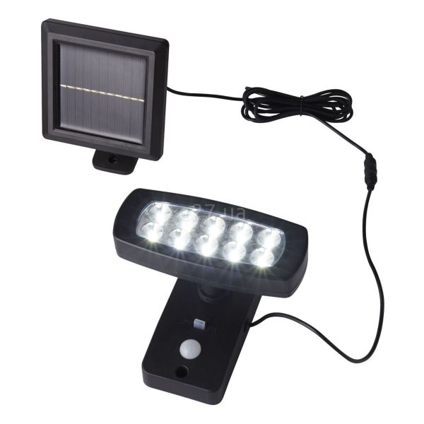 Настінний світильник Searchlight 67423BK-PIR Solar LED Wall Light - Black ABS & Clear PC