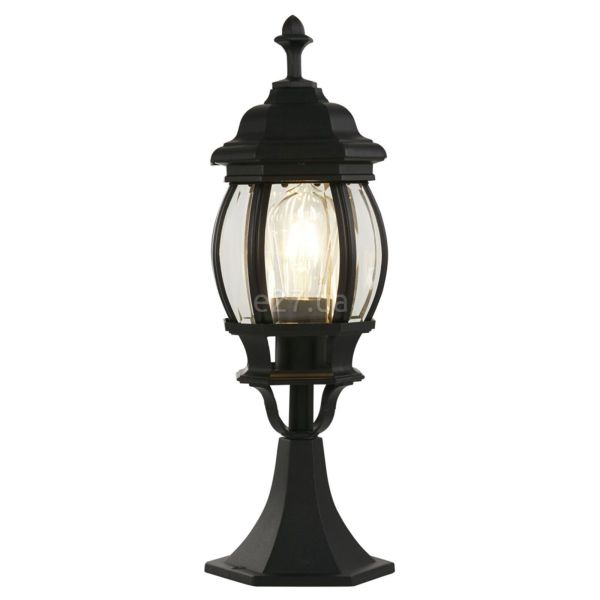 Парковий світильник Searchlight 7172 Bel Aire Outdoor Post 500mm, Black with Clear Glass