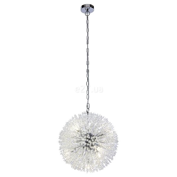 Люстра Searchlight 83420-7CC Sunburst 7Lt Pendant - Chrome with Glass Beads