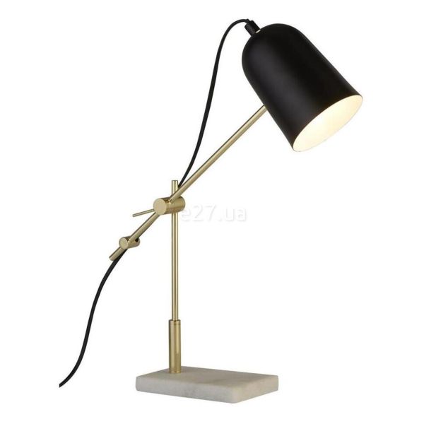 Настольная лампа Searchlight EU60880BK x Odyssey Table Lamp - Black, Gold & Marble