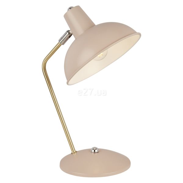 Настольная лампа Searchlight EU60985PI x Aberdeen Table Lamp - Blush Pink With Pale Gold Stem