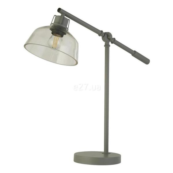 Настольная лампа Searchlight EU60997GY x Canterbury Table Lamp - Clear Glass & Grey Task