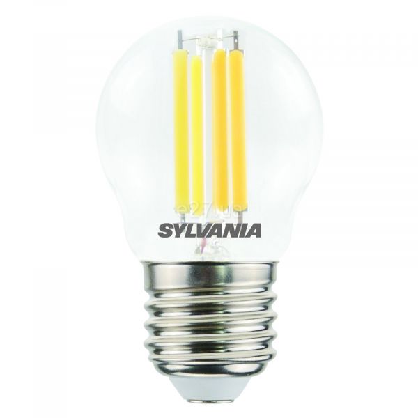 Лампа светодиодная Sylvania 29534 мощностью 6W из серии ToLEDo. Типоразмер — P45 с цоколем E27, температура цвета — 2700K