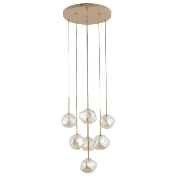 Подвесной светильник TK Lighting 11329 Lava Sabia Lampa Wisząca 7xG9