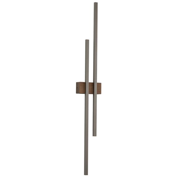 Бра TK Lighting 11406 Flash New Brown Wood 2 Led