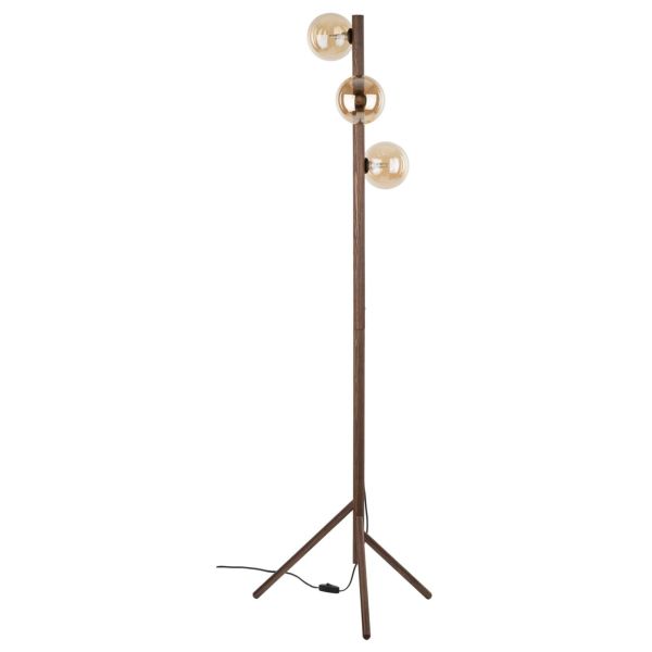 Торшер TK Lighting 16151 Estera Wood Orzech Bursztyn