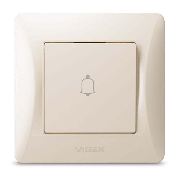 Вимикач без фіксації 1-клавішний Videx 26110 Binera VF-BNDB1-CR