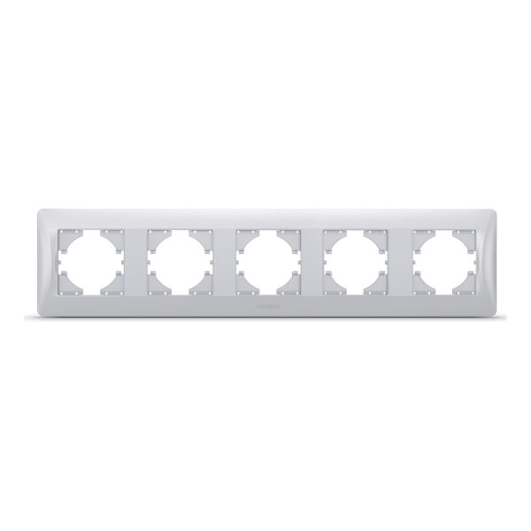 Рамка 5 постів Videx 24912 Binera VF-BNFR5H-SS