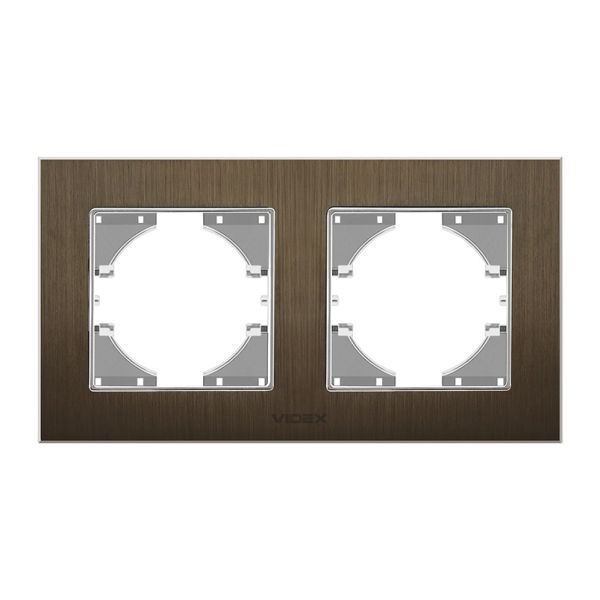 Рамка 2 поста Videx 24914 Binera VF-BNFRA2H-CH