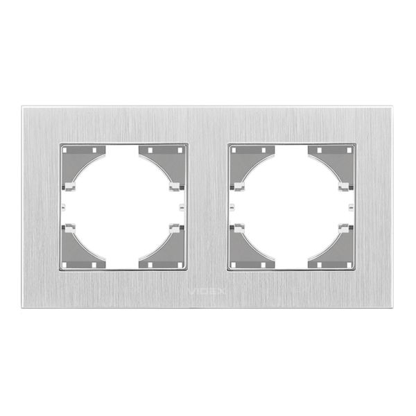 Рамка 2 поста Videx 24781 Binera VF-BNFRA2H-SL