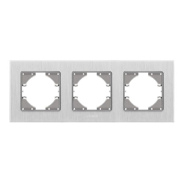 Рамка 3 поста Videx 24782 Binera VF-BNFRA3H-SL