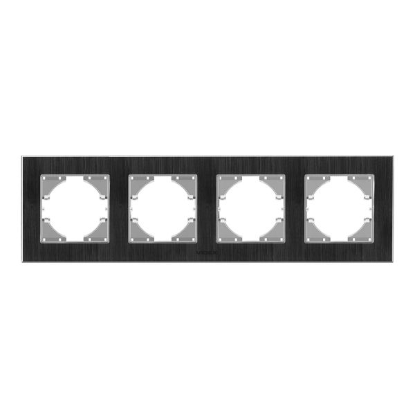 Рамка 4 поста Videx 24779 Binera VF-BNFRA4H-B