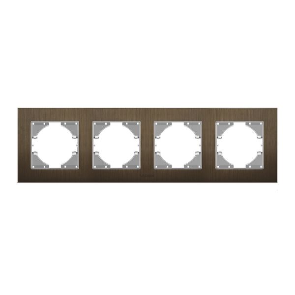 Рамка 4 поста Videx 24916 Binera VF-BNFRA4H-CH