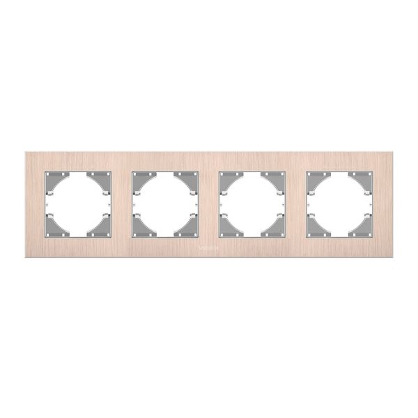 Рамка 4 поста Videx 24920 Binera VF-BNFRA4H-CP