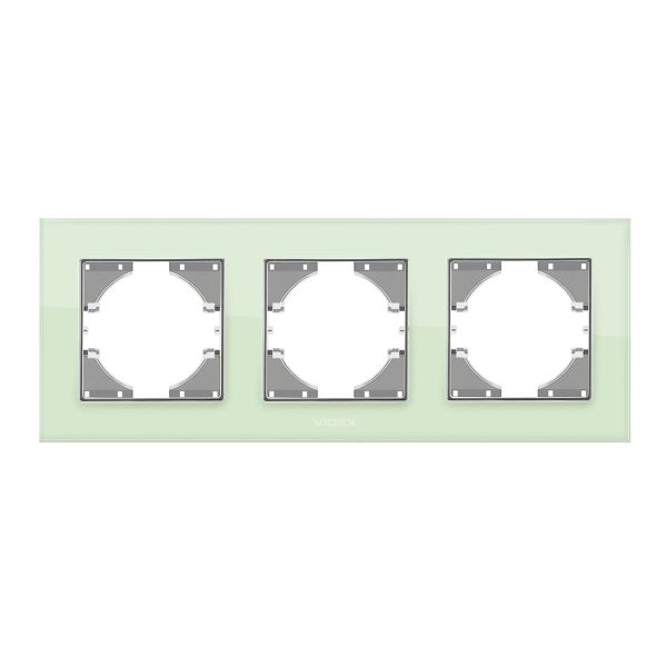 Рамка 3 поста Videx 24773 Binera VF-BNFRG3H-GR