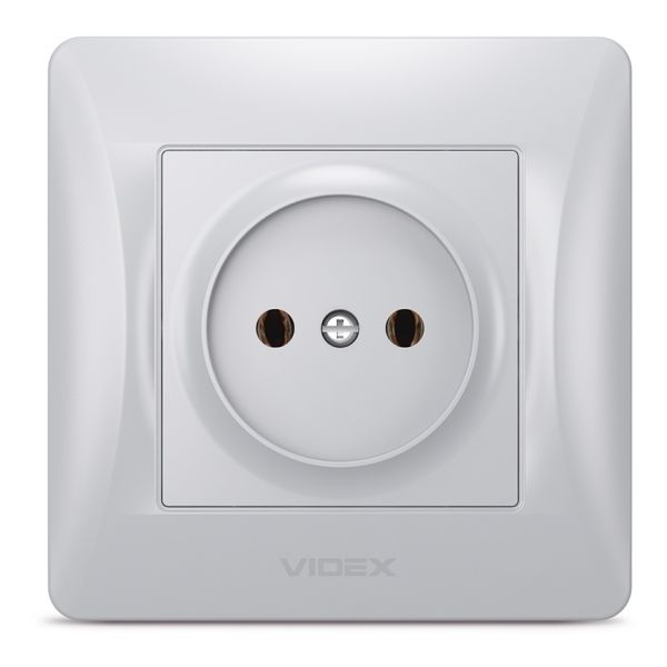 Розетка 220В Videx 24897 Binera VF-BNSK1-SS