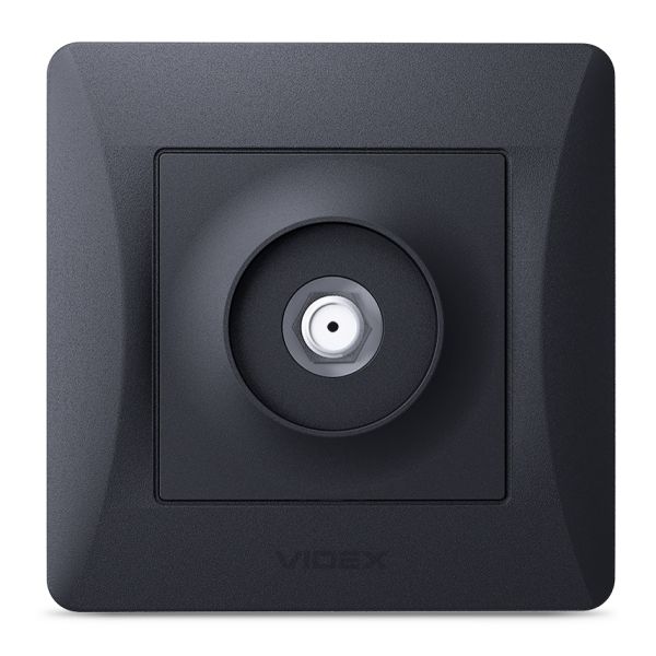 Розетка TV одиночная Videx 24469 Binera VF-BNSK1SATE-BG