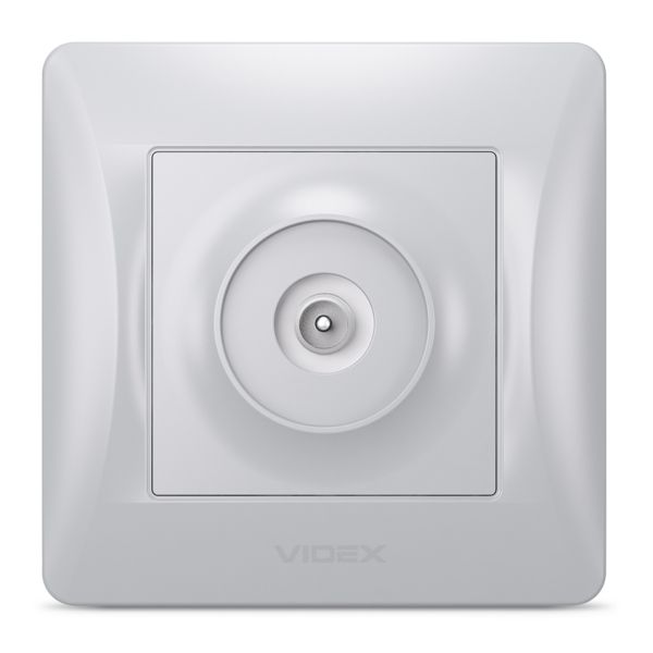 Розетка TV одиночная Videx 24906 Binera VF-BNSK1TVME-SS