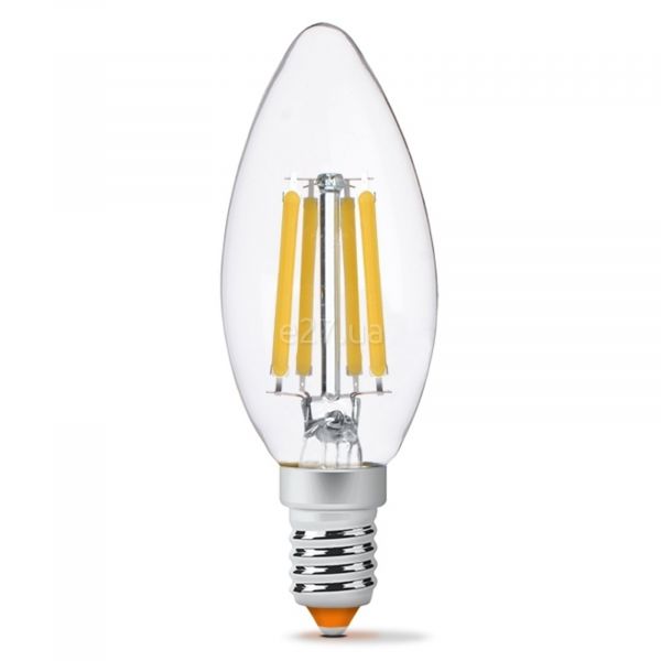 Лампа светодиодная Videx 25793 мощностью 6W из серии NeoClassic Series. Типоразмер — C37 с цоколем E14, температура цвета — 3000K