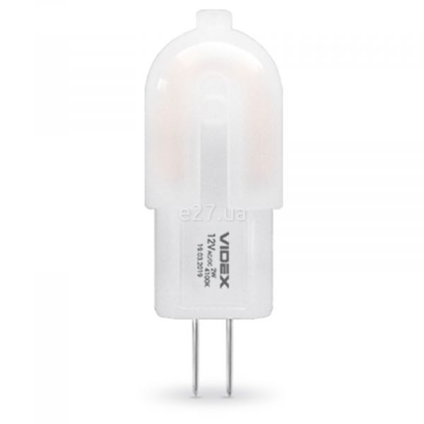Лампа светодиодная Videx 24633 мощностью 2W. Типоразмер — G4 с цоколем G4, температура цвета — 4100K