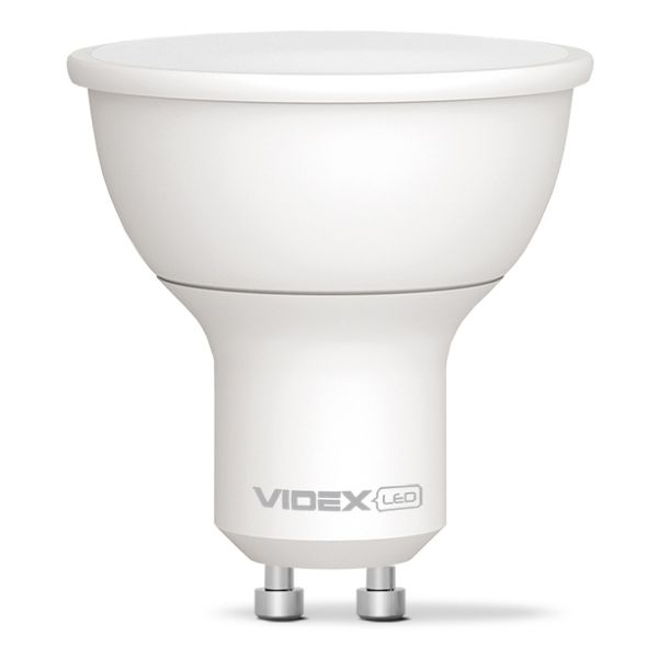 Лампа светодиодная Videx 24962 мощностью 6W из серии E Series. Типоразмер — MR16 с цоколем GU10, температура цвета — 3000K