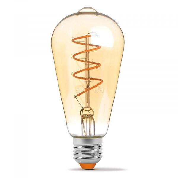 Лампа светодиодная  диммируемая Videx 25014 мощностью 5W из серии NeoClassic Series. Типоразмер — ST64 с цоколем E27, температура цвета — 2200K