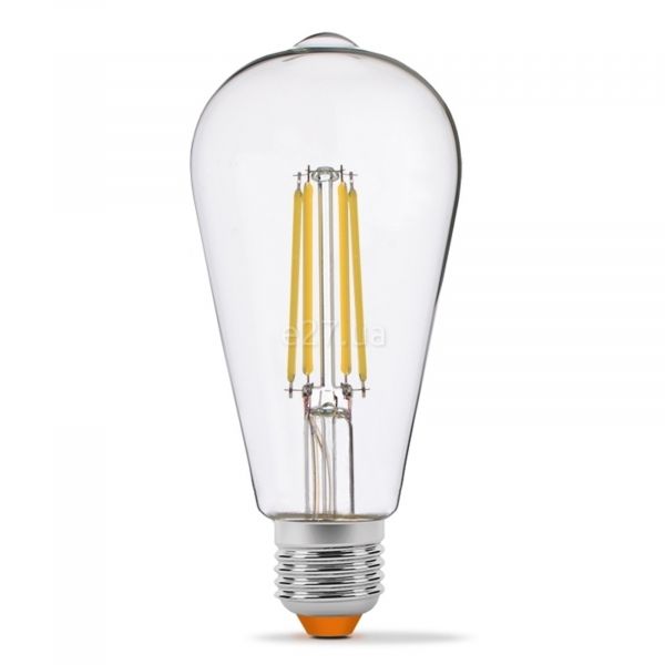Лампа світлодіодна Videx 24312 потужністю 6W з серії NeoClassic. Типорозмір — ST64 з цоколем E27, температура кольору — 4100K