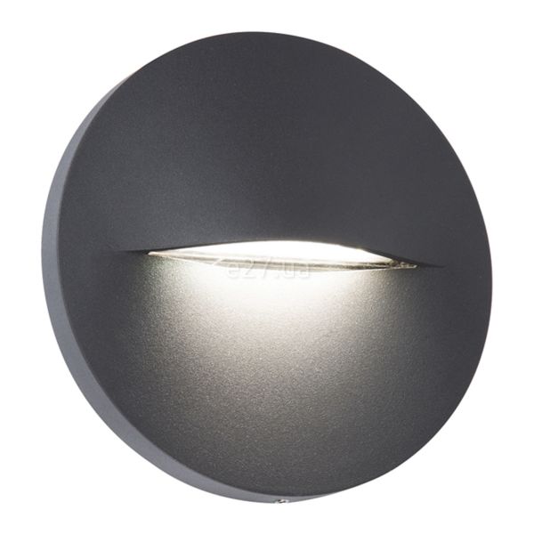 Настенный светильник Viokef 4298300 Wall Lamp Dark Grey D140 Vita