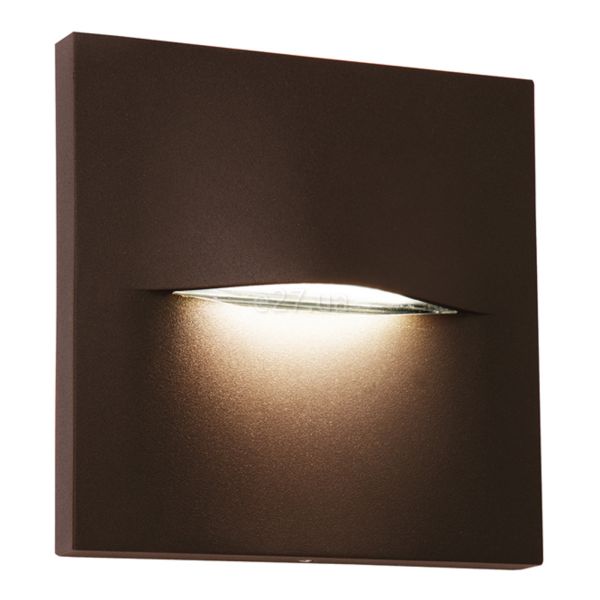 Настінний світильник Viokef 4298401 Wall Lamp Rusty Brown Square 140x140 Vita