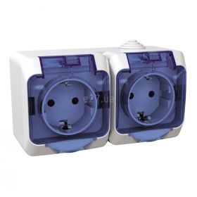 Розетка двойная 220В Schneider Electric WDE000525 Cedar Plus ‖ Купить в ...
